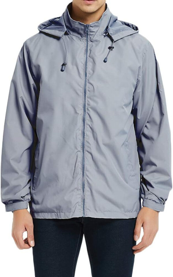 689c84f0c564b4f7d4424db3b95ab388f01fef6ef4e849cf927e5.jpg Mens Lightweight Windbreaker Waterproof Rain Jacket with Removable Hood