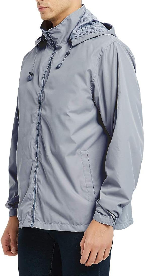 689c84f21b25b1bffa4d5230fd04abee67bd72c52dd399b6b1deb.jpg Mens Lightweight Windbreaker Waterproof Rain Jacket with Removable Hood