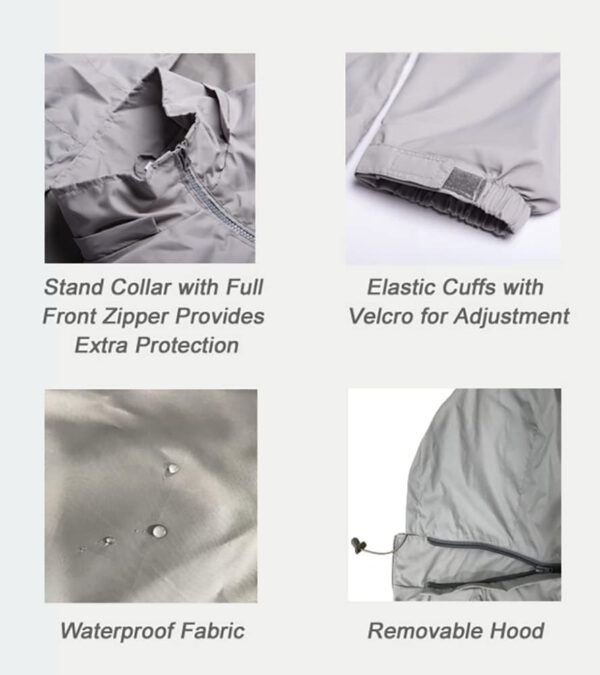 689c84f6355514440b173245b2b69d95d6510547a0a05df6cee4a.jpg Mens Lightweight Windbreaker Waterproof Rain Jacket with Removable Hood