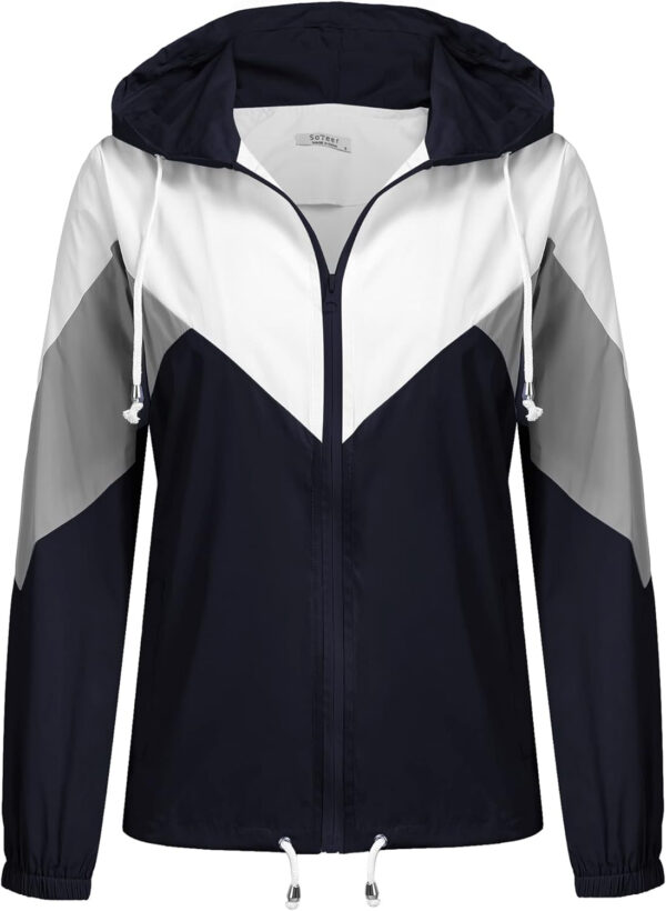 689c859829b4703af311efd02f7267836d47226c32f10739ed83c.jpg SoTeer Women's Waterproof Rain Jackets Lightweight Hooded Windbreaker Packable Active Outdoor Raincoat
