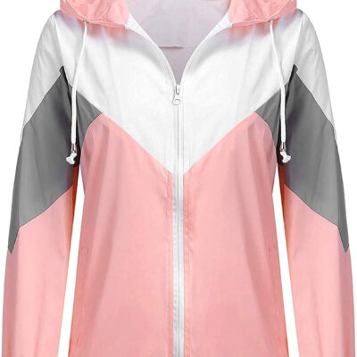 689c85a984342091dff1ee51cc1ac37661015e5b701290ab7a47f.jpg SoTeer Women's Waterproof Rain Jackets Lightweight Hooded Windbreaker Packable Active Outdoor Raincoat