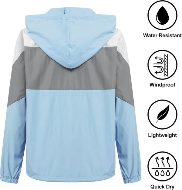 689c85b319bdadea3805dc8fb6d73a77efc0eaab7421b2e4dcccd.jpg SoTeer Women's Waterproof Rain Jackets Lightweight Hooded Windbreaker Packable Active Outdoor Raincoat