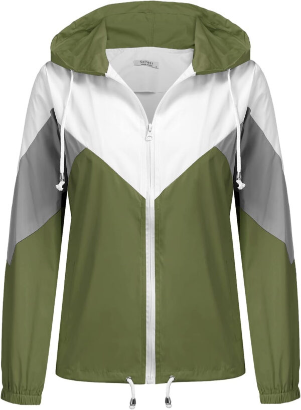 689c85bf909992dac2e56b2d5fb7c6824d73acebbc6be96103137.jpg SoTeer Women's Waterproof Rain Jackets Lightweight Hooded Windbreaker Packable Active Outdoor Raincoat