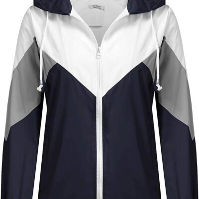 689c85c7c0d906b99e35224ad95247dddf1b6dce5d77409505f64.jpg SoTeer Women's Waterproof Rain Jackets Lightweight Hooded Windbreaker Packable Active Outdoor Raincoat