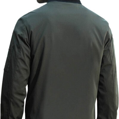 689c86bb86f1f621d22964f1c06d98940e53124e0ef48ccca24a8.jpg sandbank Men's Slim Fit Lightweight Softshell Flight Bomber Jacket Coat