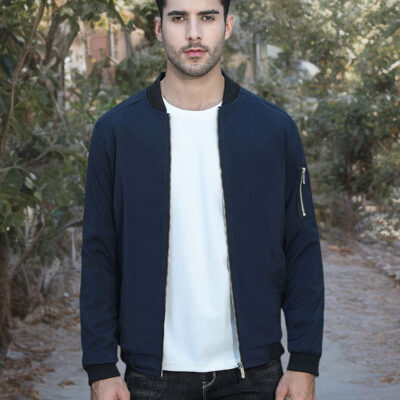 689c86d8c841e70e6abff061e9f43b3975f3a6fbb49f38b6b9edb.jpg sandbank Men's Slim Fit Lightweight Softshell Flight Bomber Jacket Coat