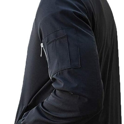 689c86ea967c675659a015b2e09892566c1c88c7aedeea0cfcfba.jpg sandbank Men's Slim Fit Lightweight Softshell Flight Bomber Jacket Coat