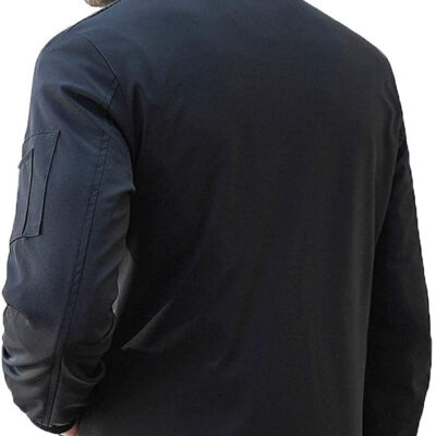 689c86ef5145b748f88c822afcb81f470dc26a03e4fea3f9ce986.jpg sandbank Men's Slim Fit Lightweight Softshell Flight Bomber Jacket Coat