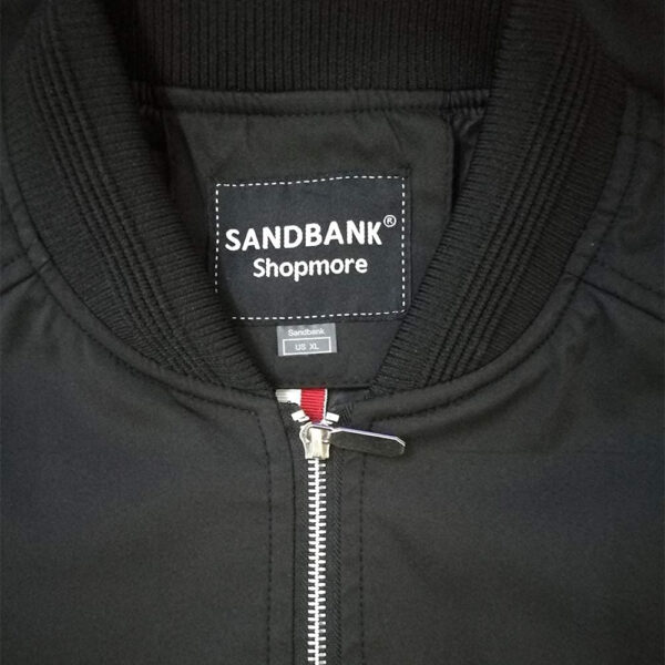 689c86f0ef158af393098b560d74fc15df14fa3364b97ba6dedb5.jpg sandbank Men's Slim Fit Lightweight Softshell Flight Bomber Jacket Coat
