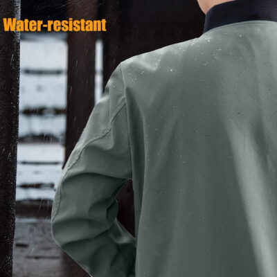 689c86fb43e99f8a36509caba087d3845a795de9e145a71d961be.jpg sandbank Men's Slim Fit Lightweight Softshell Flight Bomber Jacket Coat