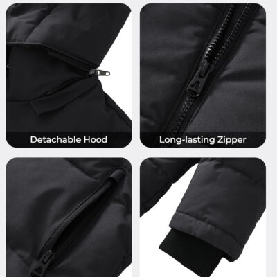 689c88216be8c7991b207cff3419efd0d339d29b4b11cdbffeb8d.jpg wantdo Boys' Winter Coat Puffer Jacket Waterproof Coat Hooded Zip Up