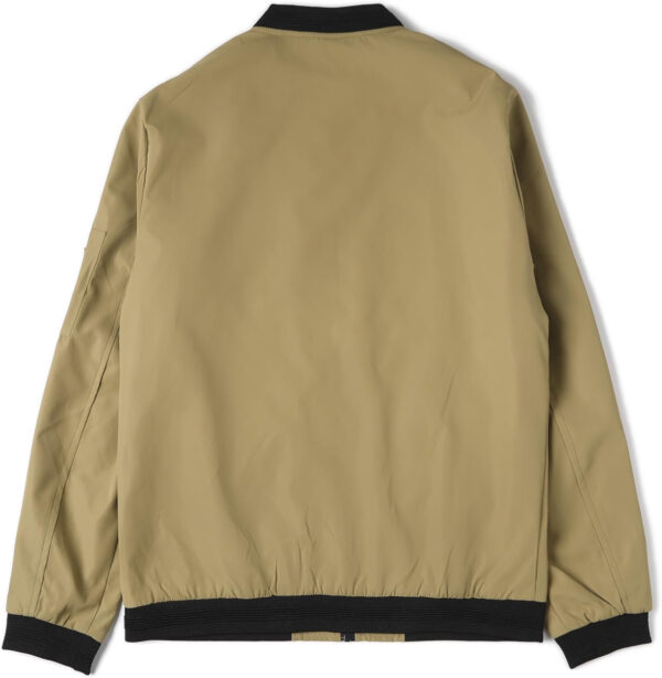 689c89fece3f7f87bd45df6b5e830885bb60613e6ef2fbadf4950.jpg Lavnis Men's Flight Bomber Jacket Lightweight Softshell Coat Sportwear Zipper Windbreaker