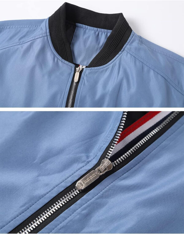 689c8a0be05e16258dfba3efd66481a5fc74eecffc54506dec86b.jpg Lavnis Men's Flight Bomber Jacket Lightweight Softshell Coat Sportwear Zipper Windbreaker