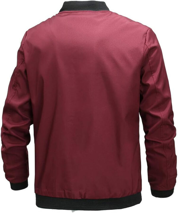 689c8a1098f15eac7ad58cb0f9318bc5a7ed4c4c167ba791e07c2.jpg Lavnis Men's Flight Bomber Jacket Lightweight Softshell Coat Sportwear Zipper Windbreaker