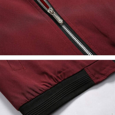 689c8a1546c300a9c1666874632314ed202b7424d9eaacde5ea60.jpg Lavnis Men's Flight Bomber Jacket Lightweight Softshell Coat Sportwear Zipper Windbreaker