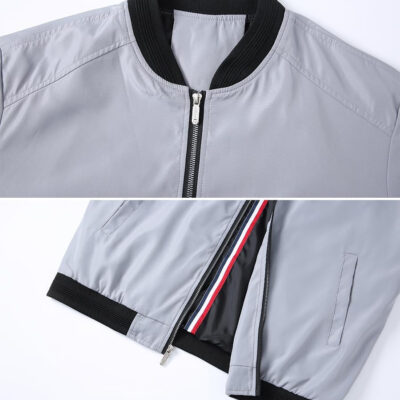689c8a247b0ca89929114f2c2a4b406abf0e7af332d2bfc69c42b.jpg Lavnis Men's Flight Bomber Jacket Lightweight Softshell Coat Sportwear Zipper Windbreaker