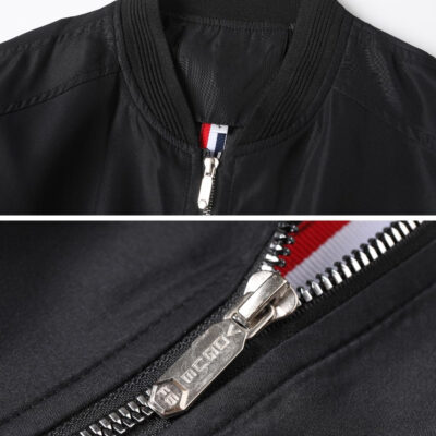 689c8a2c1553b7be5b87ae461c197284b9fa063f2fa55744ea791.jpg Lavnis Men's Flight Bomber Jacket Lightweight Softshell Coat Sportwear Zipper Windbreaker