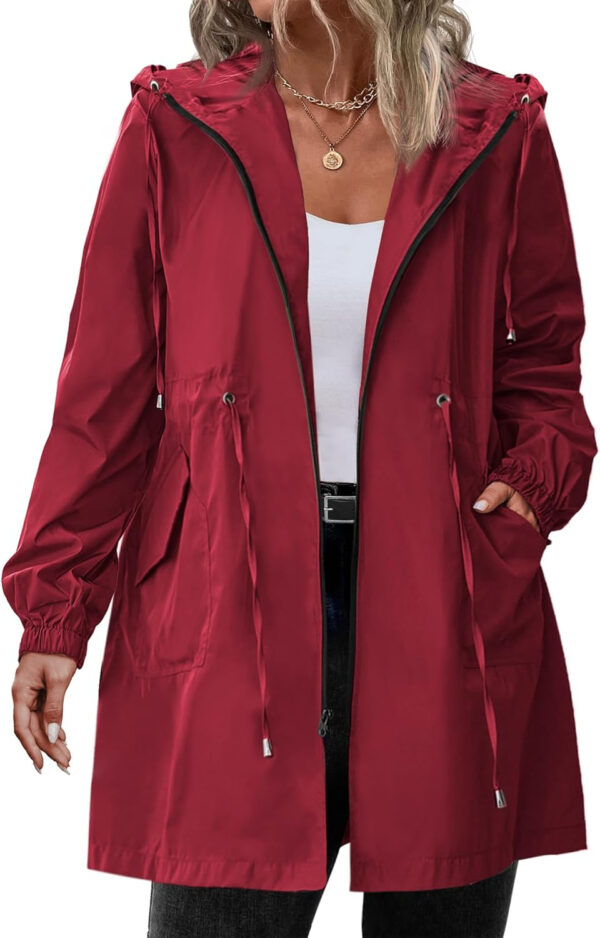IN'VOLAND womens Windbreaker,raincoat
