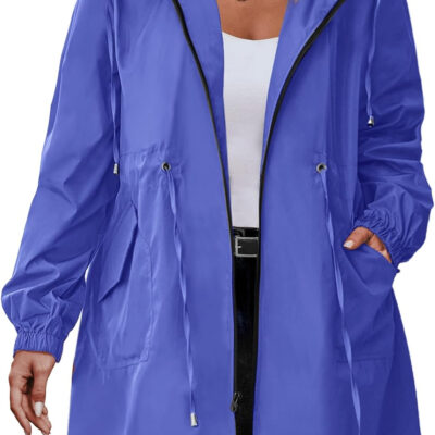 IN'VOLAND womens Windbreaker,raincoat