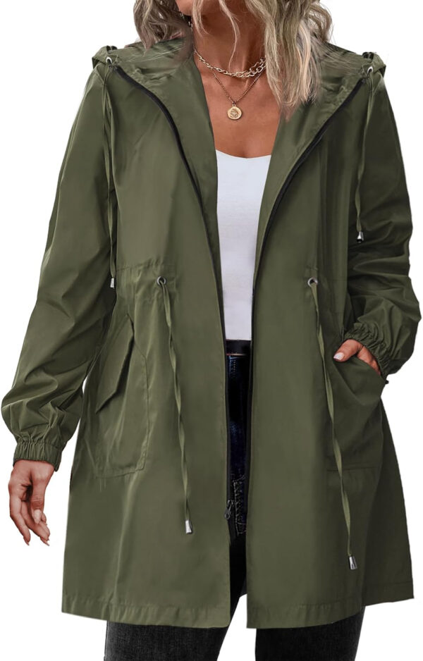 IN'VOLAND womens Windbreaker,raincoat