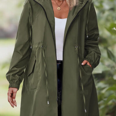 IN'VOLAND womens Windbreaker,raincoat