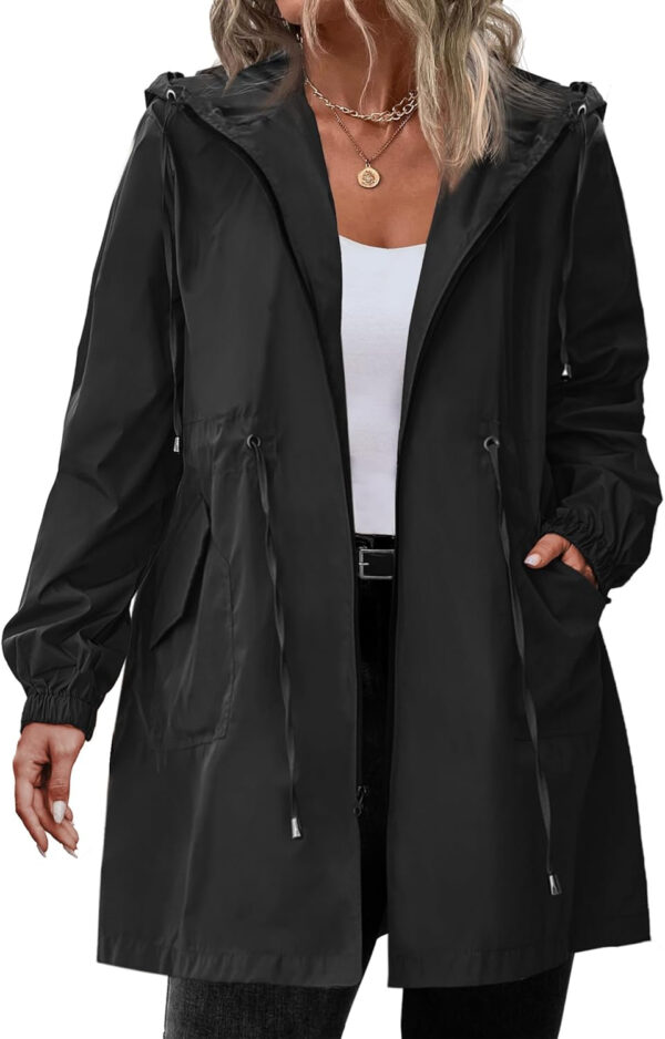 IN'VOLAND womens Windbreaker,raincoat