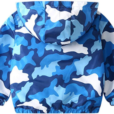 689c8ca1612688660d6c24bdafa543668b54fd1cc963098ab1fdf.jpg KISBINI Toddler Boy's Cartoon Dinosaur Zip Jacket Lightweight Hooded Windbreakers Outdoor Raincoat