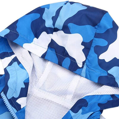 689c8ca2d603c698b6288be63def216490dc9668210e5a4099ce0.jpg KISBINI Toddler Boy's Cartoon Dinosaur Zip Jacket Lightweight Hooded Windbreakers Outdoor Raincoat