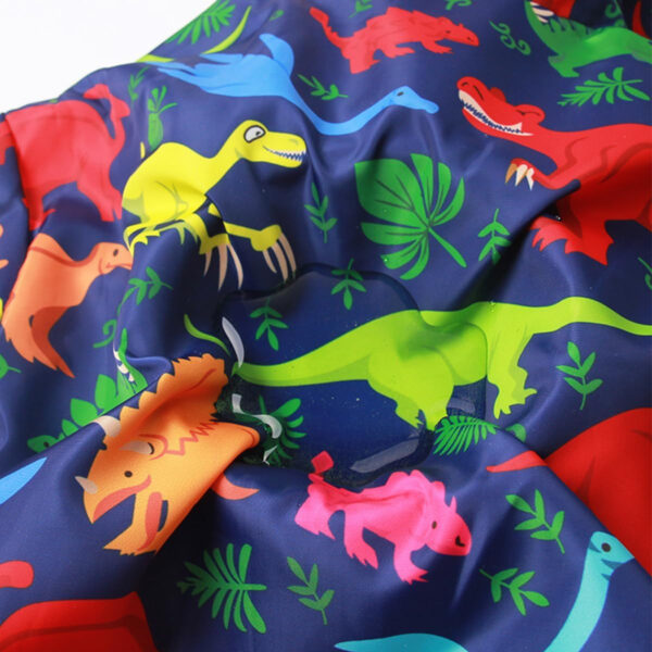689c8cb3db133e9d145c3595ca8c900d620270f0071103d18257d.jpg KISBINI Toddler Boy's Cartoon Dinosaur Zip Jacket Lightweight Hooded Windbreakers Outdoor Raincoat