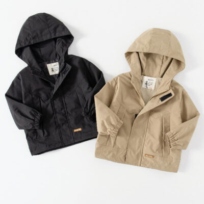 689c8cc101c417f0ed1bacf732fa08d7a48c8a6ca1da3bf1aa44e.jpg KISBINI Toddler Boy's Cartoon Dinosaur Zip Jacket Lightweight Hooded Windbreakers Outdoor Raincoat