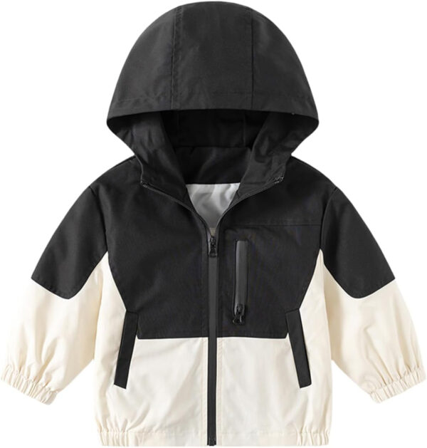 689c8ccf02c592036bc9cf5cfa52bca2822db96b2b5df5ce3cf4d.jpg KISBINI Toddler Boy's Cartoon Dinosaur Zip Jacket Lightweight Hooded Windbreakers Outdoor Raincoat