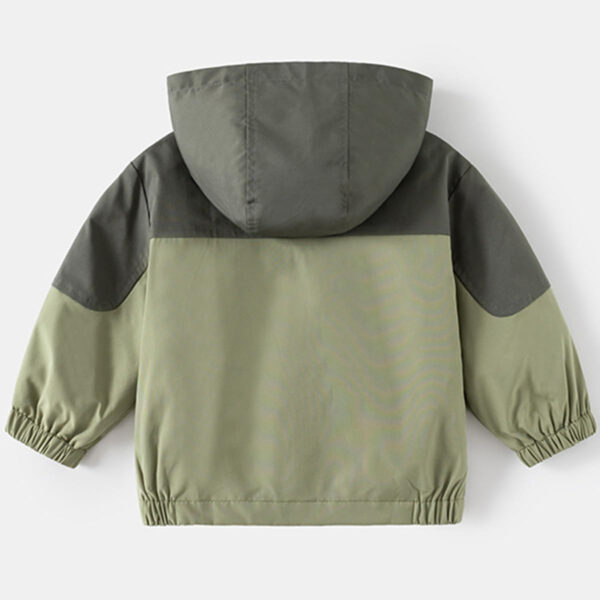 689c8ce19171da3ec95effb8b7939c2c0602fab7e7a4a0cc21583.jpg KISBINI Toddler Boy's Cartoon Dinosaur Zip Jacket Lightweight Hooded Windbreakers Outdoor Raincoat