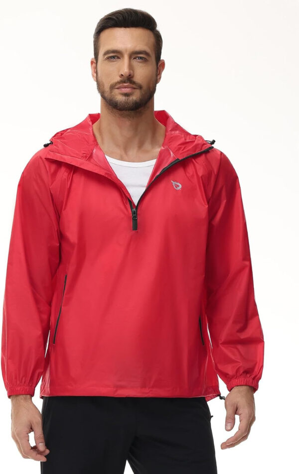689c8e9d9d10b97a7a20b23339e4e866bbfd9c94c1fd2db1b84ca.jpg baleaf Men's Light Running Hiking Rain Jacket Waterproof with Hood Windbreaker Pullover Coats Hoodie Packable